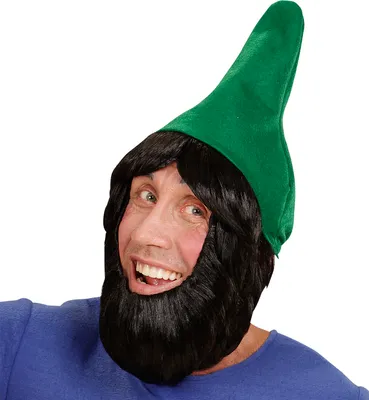 Produktbild von Grünes Zwergen Set (Mütze, Perücke & Bart)