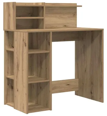 Produktbild von Schreibtisch aus Holz mit Eichenfurnier