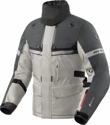 Image de Veste textile moto Revit Poseidon 3 GTX, argent/anthracite, XL