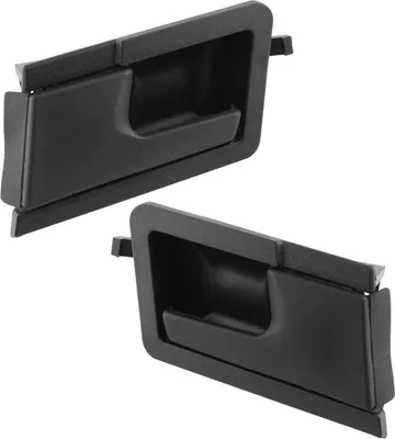 Zdjęcie produktu dla Klamka drzwi PRZEDNIA LEWA + PRAWA wewnętrzna w kolorze CZARNYM do VW T4 IV z lat 1990-2002