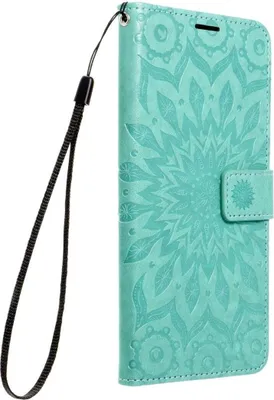 Produktbild von König Design Hülle kompatibel mit Samsung Galaxy S23 Ultra Kunstleder Handyhülle - Handy Case Mandala Grün
