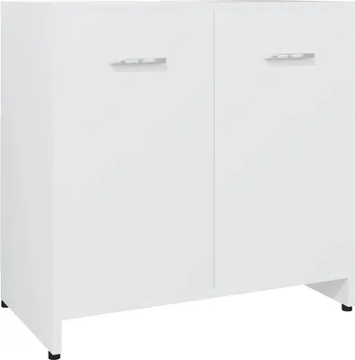 Obrázok produktu pre vidaXL Kúpeľňová skrinka biela 60x33x61 cm Drevo Materiál