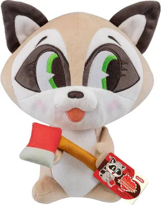 Produktbild von Schurken Valentines Paka Paka Plüsch Figur Raccoon 18 cm