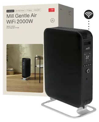 Produktbild von Mill , Öl-Heizlüfter, 1,5 m, Drinnen, Flur, Schwarz, LED
