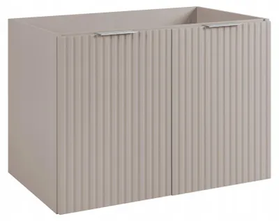 Zdjęcie produktu dla Szafka Łazienkowa Wisząca Pod Umywalkę 80X46 Cm Flisan Kaszmir Dwudrzwiowa