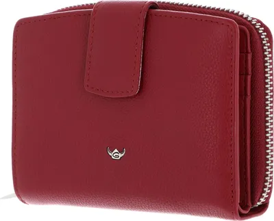 Produktbild von Golden Head Leder Geldbörse Madrid RFID Protect Billfold Coin Wallet Red rot
