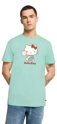 Produktbild von Spreadshirt Hello Kitty Mit Lollipop Männer Premium T-Shirt, 4XL, Mint