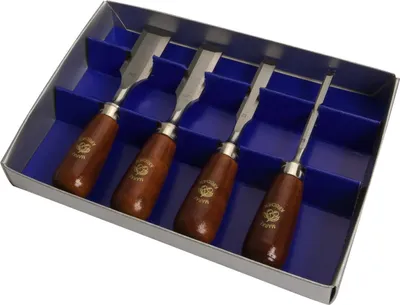 Obrázek produktu pro 4-piece kurzbeitelsatz 6 - 12 - 20 - 26 mm Kirschen 1156000