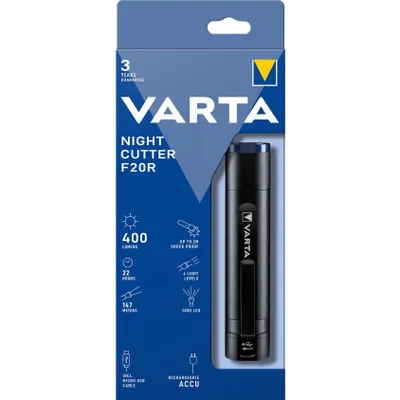 Image de Varta Taschenlampe Night Cutter F20R               int. Akku