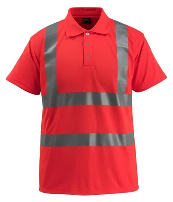 Produktbild von MASCOT® Bowen Polo-shirt Größe M, hi-vis rot | Packung (1 Stück)
