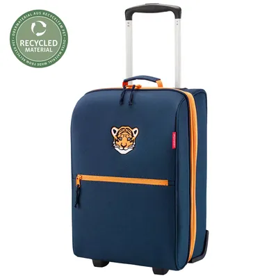 Produktbild von reisenthel trolley XS kids, Reisetrolley, Reisekoffer, Kinderkoffer, Koffer, Polyestergewebe, Tiger Navy, 19 L, IL4077