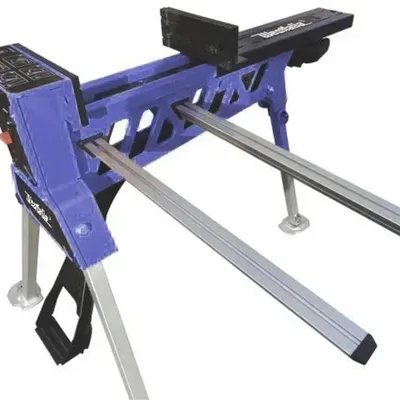Produktbild von Westfalia 2x Auflagestangen aus Stahl für Werkbänke zur Vibrationsminimierung