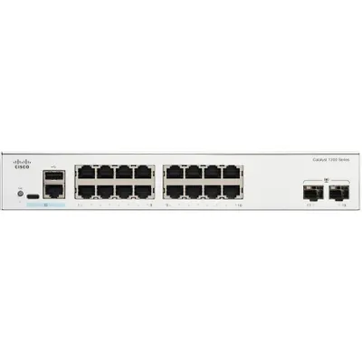 Produktbild von Cisco Catalyst 1200, Managed, L2, Gigabit Ethernet (10/100/1000), Rack-Einbau, 1U