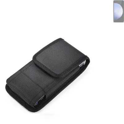 Produktbild von Holster Gürteltasche kompatibel mit Samsung Galaxy S23 FE Exynos Holster Gürtel Tasche wasserabweisend Handy Hülle Schutz Hülle Outdoor schwarz