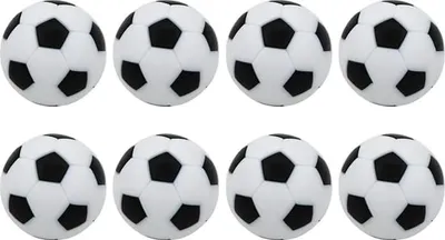 Produktbild von PIQIUQIU 8 Stück Tischkicker Bälle im Set Kickerbälle Hochwertige leise Tischkicker Bälle in 32mm für Tischfußball & Tischkicker