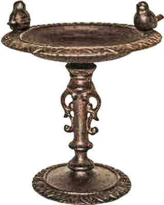 Produktbild von Flora Vogeltränke ein Hingucker mit Standfuß Ø 19,5 x 22 cm