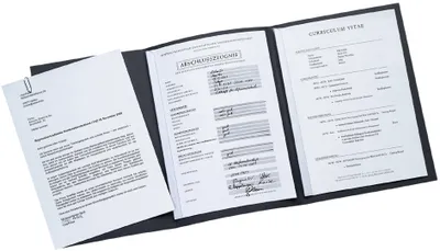 Produktbild von ELBA 3-teilige Bewerbungsmappe excellent plus dunkelblau