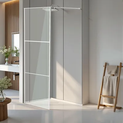 Produktbild von Bettizia Duschabtrennung 80X200cm Duschwand für Dusche Walk-In Dusche ESG-Sicherheitsglas 5mm Silber