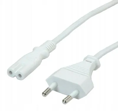 Image de Value Câble d'alimentation Euro 8 1.8m blanc