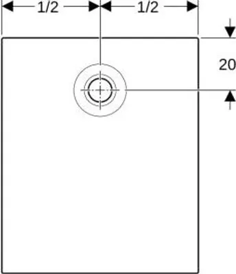 Produktbild von Geberit 550597001 Nemea Duschwanne, 140 x 80 cm