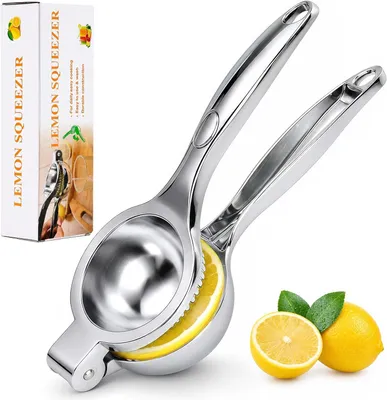Obrázek produktu pro Ruční odšťavňovač na citrusy, vyrobený z zinkové slitiny, průměr 7 cm, vhodný pro citrony a limetky