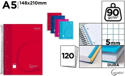 Immagine prodotto di Taccuino A5/120 pagine, quadretti circolari MIX