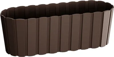 Produktbild von Länglicher Blumentopf Boardee Case DDEC600 | Braun