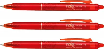 Produktbild von Frixion Clicker 1.0 - 3er-Set rot