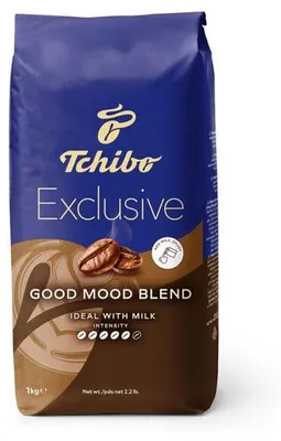Obrázek produktu pro Káva "Exclusive Good Mood Blend", pražená, zrnková, 1000 g, TCHIBO 534496