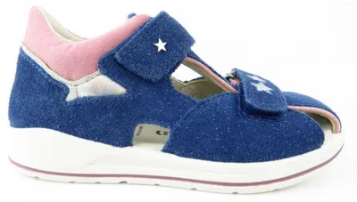 Produktbild von Superfit BOOMERANG blau rosa M Sandale Blau in Gr. 25