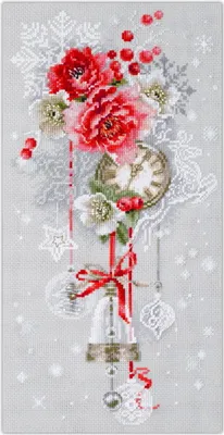 Produktbild von Magic Needle Zweigart Edition Kreuzstich Stickpackung "Kristallzeit", Zählmuster, 18x37cm