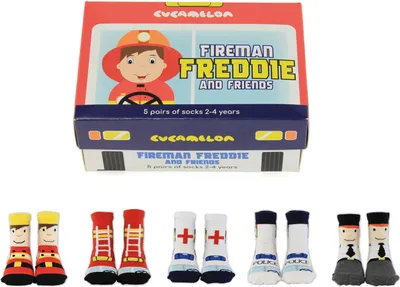 Produktbild von Feuerwehrmann Freddie und Freunde Cucamelon Socken für Kleinkinder (5 Paar)