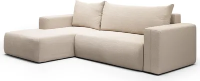 Produktbild von KEF  Ecksofa Lessi – L-Form – 268x72x163 cm – Möbel für Wohnzimmer – Liegefläche 130x212 cm – Mit Schlaffunktion – Polstermöbel – Linksseitig Aragon 3
