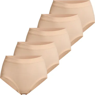 Produktbild von ESGE 5er-Pack Basic - Feinripp Taillenslip Slip in weicher und elastischer Feinripp-Qualität, Atmungsaktiv und hautfreundlich, Elastischer Softbund