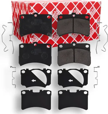 Produktbild von Febi Bremsbeläge Satz Vorne Bremsklötze für DAIHATSU CUORE VI (L7) 16661