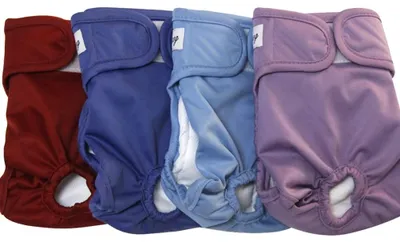 Produktbild von Elzusha – Premium-Wiederverwendbare Windeln für große Hunde