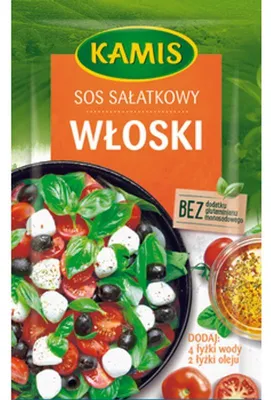 Zdjęcie produktu dla Kamis Sos Sałatkowy Włoski - Mieszanka Przypraw i Ziół do Sałatek 8g