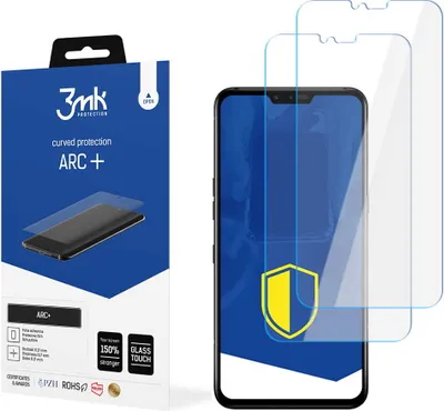 Produktbild von 3mk Display Schutzfolie ARC+ für LG V50 ThinQ 5G  0,17mm Self-Heal (2 Stück)