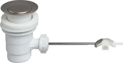 Image de Bonde De Lavabo Pour Système à Tirette Sans Tirette - Wirquin