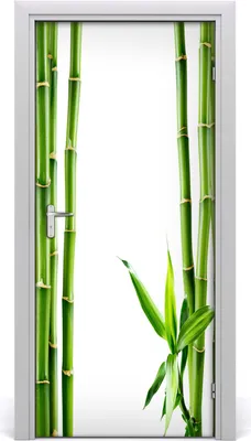 Produktbild von Tulup Türaufkleber 95x205 cm Dekorative Aufkleber Selbstklebend Wasserdichte Tapete Abnehmbar Schlafzimmer Wohnzimmer Wohnkultur - Bambus