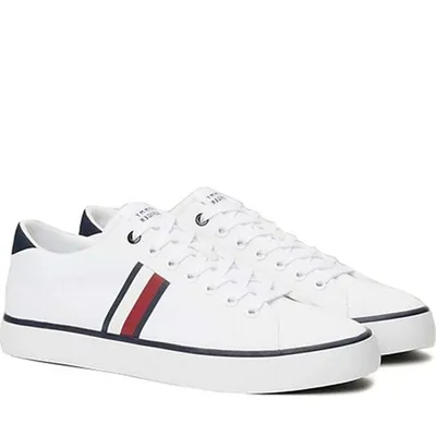 Produktbild von Tommy Hilfiger Herren Sneaker FM0FM04946 YBS Farbe: Weiß Größe: 44
