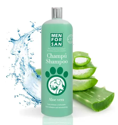 Productafbeelding van Menforsan Shampoo voor honden met aloë vera (1000 ml)