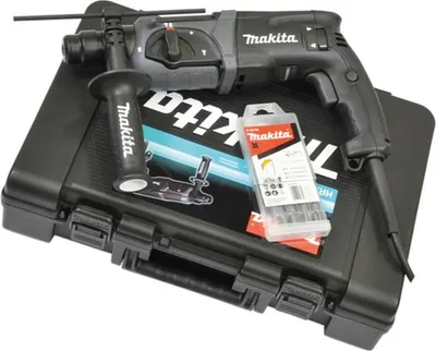 Produktbild von Makita HR2470BX40, SDS Plus, Schwarz, Grau, 2,4 cm, 1100 RPM, 2,4 J, 4500 BPM