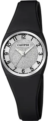 Produktbild von Calypso Kinderuhr | Analoguhr für Mädchen Kunststoff | schwarz K5752/6