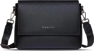 Image de bugatti sac à épaule sac à épaule bandoulière Ella Shoulder Bag Black Saffiano noir