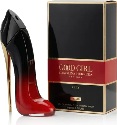 Obrázek produktu pro Carolina Herrera Very Good Girl Elixir, Ženy, 80 ml, Tekutý parfém, Mandle, Třešeň (ovoce), Růže, Tuberóza, Cocoa, Vanilka
