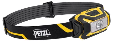 Produktbild von PETZL ARIA 1, Kompakte, langlebige, wasserdichte Stirnlampe, 350 Lumen, Gelb/Sch