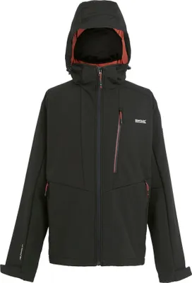 Produktbild von Regatta - "Hewitts X" Softshelljacke für Herren RG11040 (L) (Schwarz/Ockerbraun)