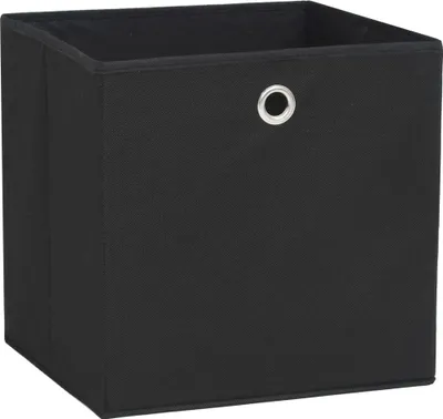 Obrázek produktu pro vidaXL Úložné boxy 10 ks. Netkané 28x28x28 cm Černé