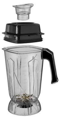 Zdjęcie produktu dla Hendi 943489, Słoik miksera, Czarny, Przezroczysty, Kopolimer akrylonitrylo-butadieno-styrenowy (ABS), Stal nierdzewna, Tritan, 2,5 l, 200 mm, 170 mm